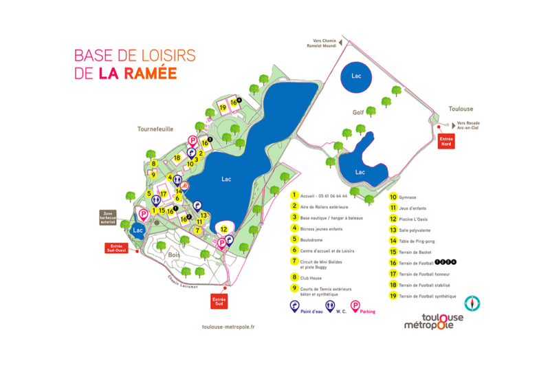 Base de loisirs à Tournefeuille : La Ramée